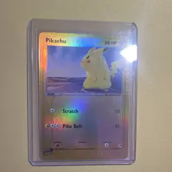 Pokemon TCG Pikachu EX Sandstorm Reverse Holo 78/100 50 HP English 2003 - Image 1