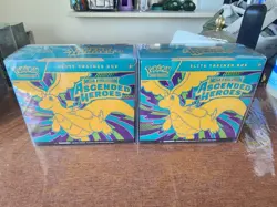 2X Pokemon Ascended Heroes Elite Trainer Boxes ETBs Sealed W/ Protective Cases - Image 1