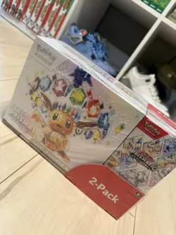 Pokemon Prismatic Evolutions Elite Trainer Box & Booster Bundle - Costco 2 Pack - Image 1