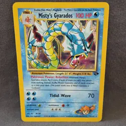 Pokemon TCG Misty's Gyarados Gym Challenge 13/132 Holo Rare 100 HP Unlimited - Image 1