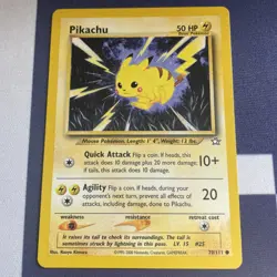 Pokemon TCG Pikachu 70/111 Neo Genesis Vintage LP - Image 1