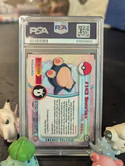 PSA 9 MINT Spectra Snorlax #143 Pokemon 2000 Topps Chrome Holo Rare - Image 2