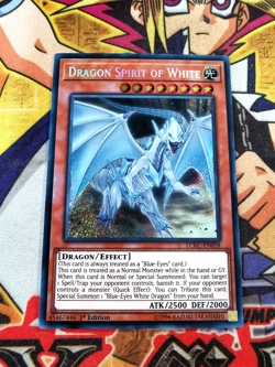 Dragon Spirit of White lckc-en018 1st Edition (NM) Secret Rare Yu-Gi-Oh! - Image 1