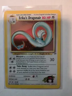 Erika's Dragonair - Gym Heroes Unlimited Holo Rare 4/132 (2000) Pokemon TCG - Image 1