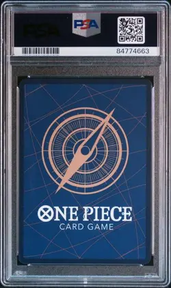 One Piece Card Game Eustass Kid SR Super Parallel Comic OP05 074 PSA10 - Image 2