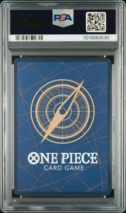 One Piece Card Game Marshall D Teach SR Super Parallel Comic OP09 093 PSA10 - Image 2