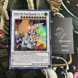 Shooting Star Dragon T.G. EX Ultra Rare 1st Edition GFTP-EN044 Yugioh Card - Image 1