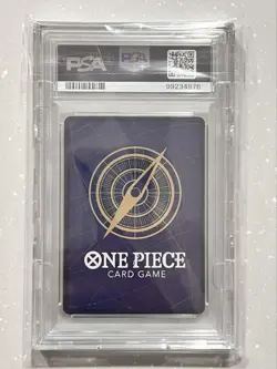 One Piece Card Game Shanks SR Super Parallel Comic OP09 004 PSA10 - Image 2