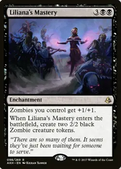 X 1 Liliana's Mastery NM-M Amonkhet 098 MTG Magic The Gathering - Image 1