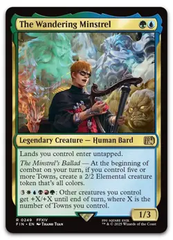 The Wandering Minstrel #249 (NM) Final Fantasy FIN Magic MTG - Image 1