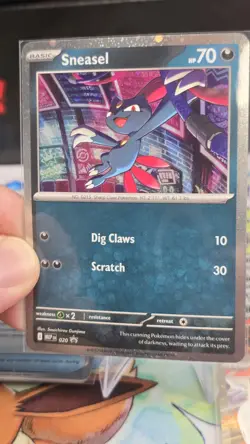 Pokemon Phantasmal Flames Black Star Promo Sneasel - Image 1
