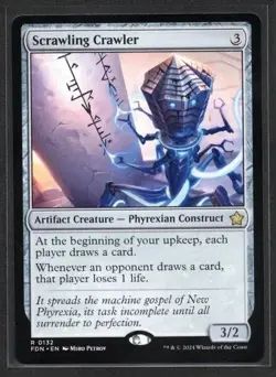 Scrawling Crawler Foundations Rare NM Magic The Gathering Card - Image 1