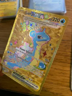 N-MINT! Lapras ex SVP164 Terapagos UPC Black Star Promo Pokemon Card! - Image 4