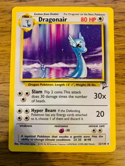Dragonair (22/130) Rare Base Set 2 Pokemon Card! FAST & FREE P&P! - Image 1