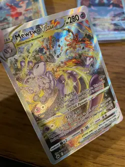 NEAR MINT! Mewtwo VStar GG44/GG70 Crown Zenith Galarian Gallery Pokemon Card! - Image 3