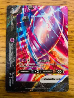 NM! Mewtwo V-Union SWSH161 Sword & Shield Black Star Promo Pokemon Card! - Image 1