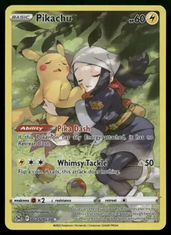 Pikachu TG05/TG30 Lost Origin Trainer Gallery LOR Holo Pokemon LP - Image 1
