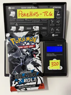 (HEAVY)🔥 22.80g Pokemon TCG Black Bolt Booster Pack Factory Sealed✅ - Image 1