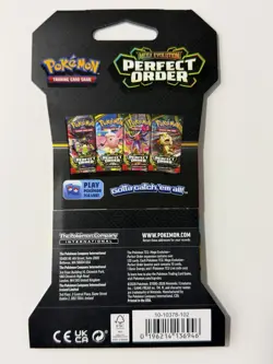 (HEAVY)🔥 31.69g Pokemon TCG Perfect Order Sleeved Booster Pack Factory Sealed✅ - Image 3