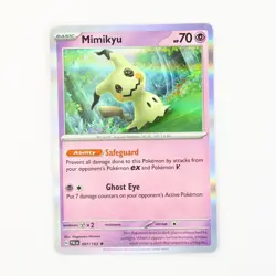 Mimikyu Holo Rare 097/193 Paldean Fates Pokemon TCG Card Near Mint NM Collectibl - Image 1