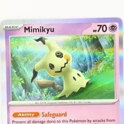 Mimikyu Holo Rare 097/193 Paldean Fates Pokemon TCG Card Near Mint NM Collectibl - Image 2
