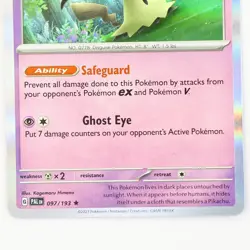 Mimikyu Holo Rare 097/193 Paldean Fates Pokemon TCG Card Near Mint NM Collectibl - Image 3