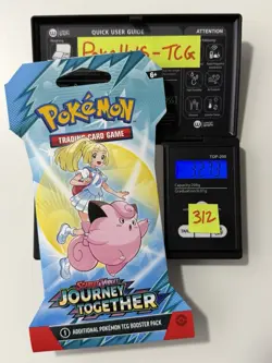 (HEAVY)🔥32.73g Pokemon TCG Journey Together Sleeved Booster Pack Factory Sealed - Image 1