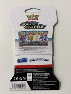 (HEAVY)🔥32.73g Pokemon TCG Journey Together Sleeved Booster Pack Factory Sealed - Image 3