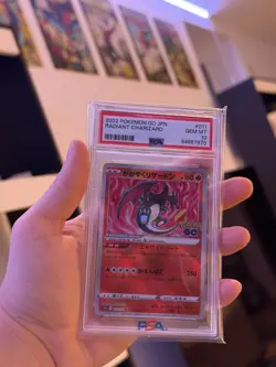 Pokemon Radiant Charizard 011/071 S10b Pokemon Go Holo PSA 10 Japanisch - Image 4