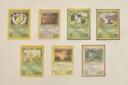 Pokemon TCG 7 Card Lot of 1st Edition Gym Challenge Cards No Duplicates NM - Image 2