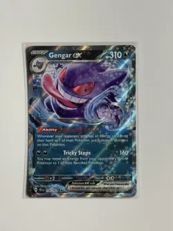 Gengar ex Temporal Forces Ultra Rare Pokemon Card TCG 104/162 Scarlet & Violet - Image 1