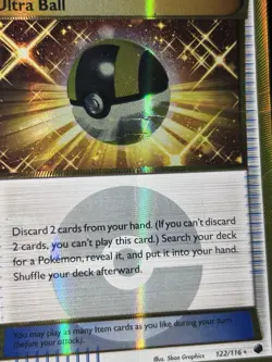 Ultra Ball 122/116 Plasma Freeze Holo Trainer Card READ DESCRIPTION ‼ - Image 3