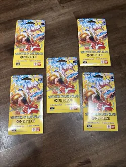 Lot X 5 OP15 EB04 Adventure On Kami’s Island One Piece Card Game Booster In Hand - Image 4