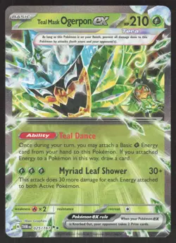 Prize Pack Series Cards #025/167 Teal Mask Ogerpon ex - Image 1