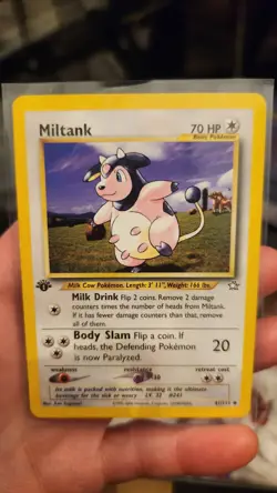 Miltank 1st Edition Uncommon Neo Genesis Card 41/111 NM Condition Never Played - Image 1