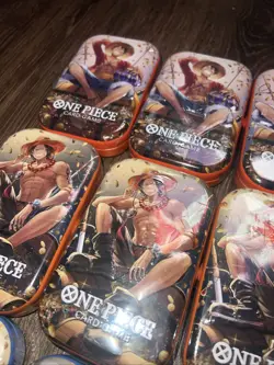 ONE PIECE CARD GAME - Mini TIN PACK Lot Of 6 Tins Set VOL. 2 Art Set - Image 2