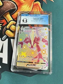 Pokemon TCG Toxtricity VMAX Shiny Holo Rare Card SV113/SV122 CGC Gem Mint 10 - Image 1
