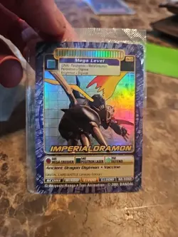 Digimon World 3 (2002) SEALED Imperialdramon DW03 Promo TCG Digi battle Card NM - Image 1