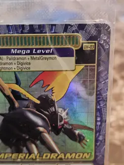 Digimon World 3 (2002) SEALED Imperialdramon DW03 Promo TCG Digi battle Card NM - Image 3