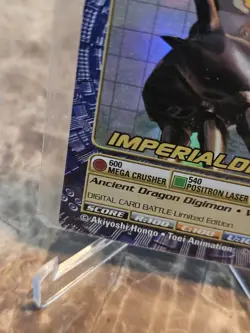 Digimon World 3 (2002) SEALED Imperialdramon DW03 Promo TCG Digi battle Card NM - Image 5