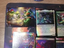 MTG Magic The Gathering TMNT 26 COllector CARD LOT: ART SERIES, CASEY JONES++++ - Image 2