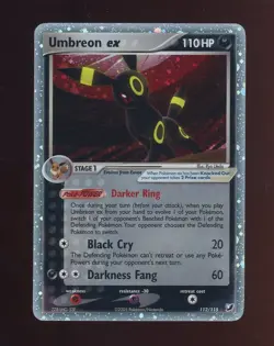 Umbreon ex 112/115 2005 Unseen Forces Ultra Rare Pokemon Card - Image 1