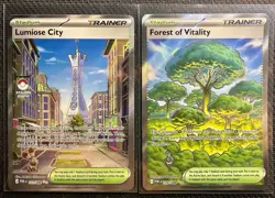 Pokemon Perfect Order Lumiose City, Forest of Vitality Stadium Trainer (2 Cards) - Image 1