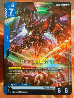 Gundam Epyon (LR) GD02-002 - Gundam TCG Card Game - Dual Impact *English - Image 1