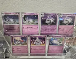 Pokemon TCG Cards Bulk Lot Of 7 Cards. Houndstone & Greavard. - Image 1