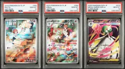 PSA10 Pokemon Ralts Kirlia Mega Gardevoir ex AR SR 3 Card Sequential Set - Image 1
