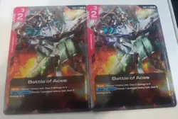 Set of 2 Battle Of Aces GD01-111 Gundam Card Game ST09 NM - Image 1