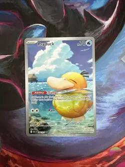 Psyduck Rare Basic Pokemon TCG Card 226/217 ASC 70 HP Damp Ram EN - Image 1