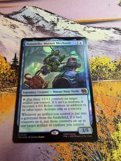 Donatello, Mutant Mechanic M Teenage Mutant Ninja Turtles 36 NM Foil Magic - Image 1