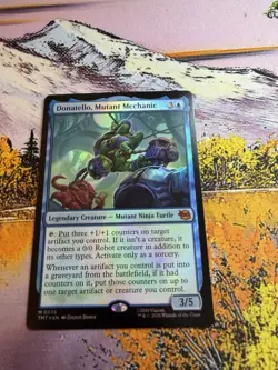 Donatello, Mutant Mechanic M Teenage Mutant Ninja Turtles 36 NM Foil Magic - Image 2